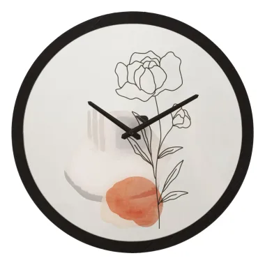 ZEGAR NASTĘNNY FLOWER -A- 40X3,5 cm